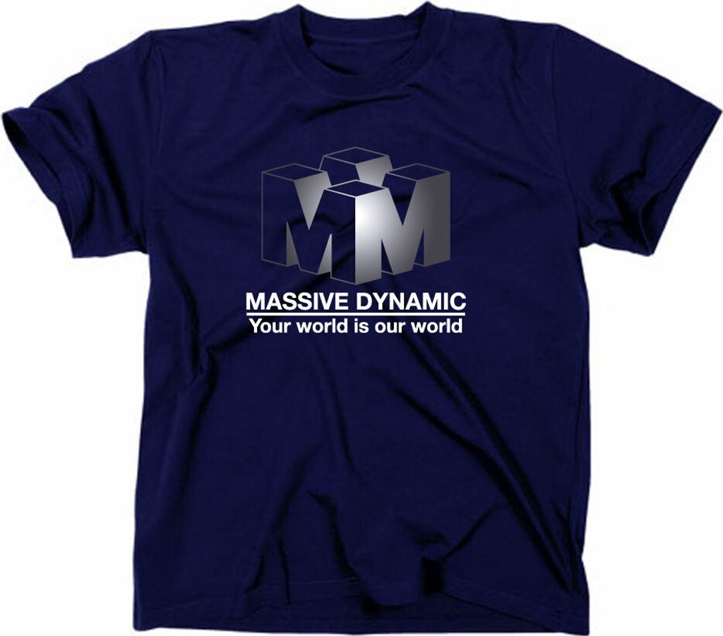 Styletex23 T-Shirt #2 Fringe, Massive Dynamic, Logo, navy, M