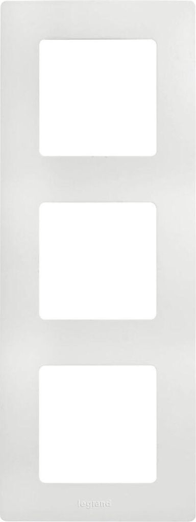 Cadre Legrand, triple, blanc ultra, 1 pièce. Image du produit 