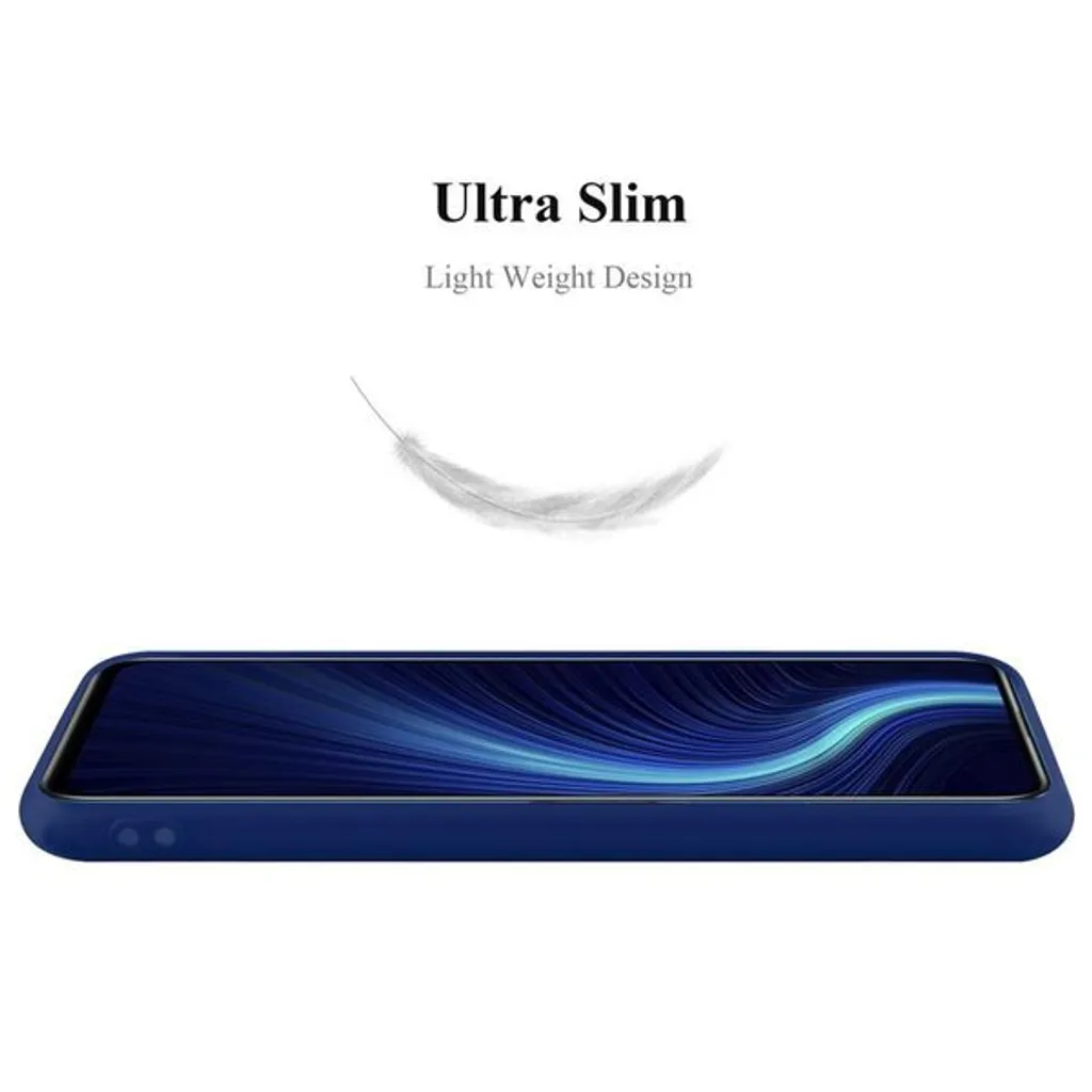 Honor X10 Cover Blu Cadorabo - Custodia Silicone TPU Cool & Trendy - 6