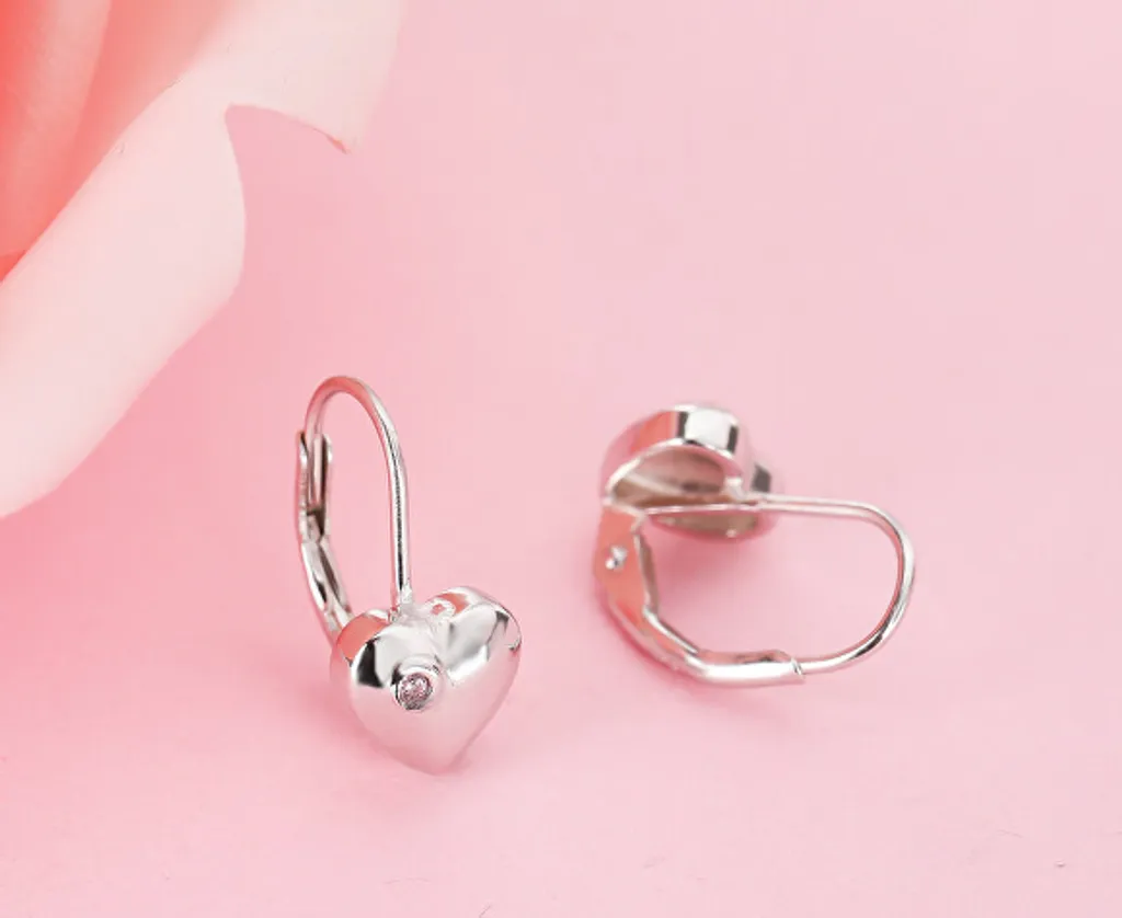 Orecchini Argento 925 Cuore Zirconia E0000557 | Qualità Certificata - 3