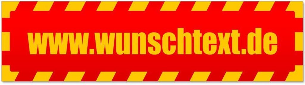 Kiwistar - Autoaufkleber - Rot - 20 x 5,3 cm - wunschte x t Domain - Hinweis Aufkleber Sticker für Auto, Kfz, Fahrrad, PKW, LKW
