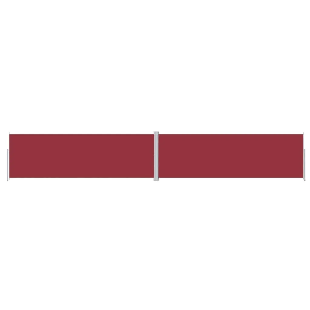 Tenda da Sole Laterale Retrattile Rossa 200x1200 cm vidaXL | Prezzo