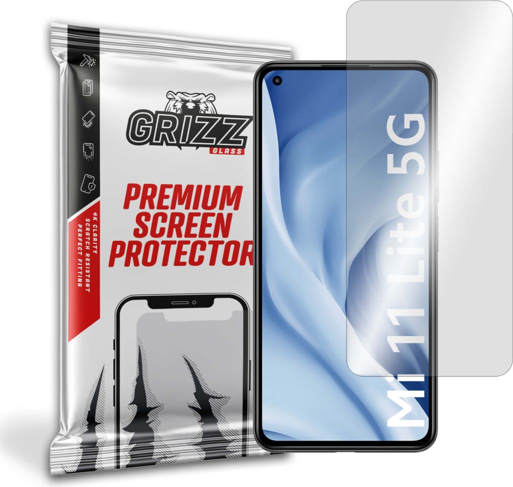 Hybriertes Glas GrizzGlass HybridGlass für Xiaomi 11 Lite 5G