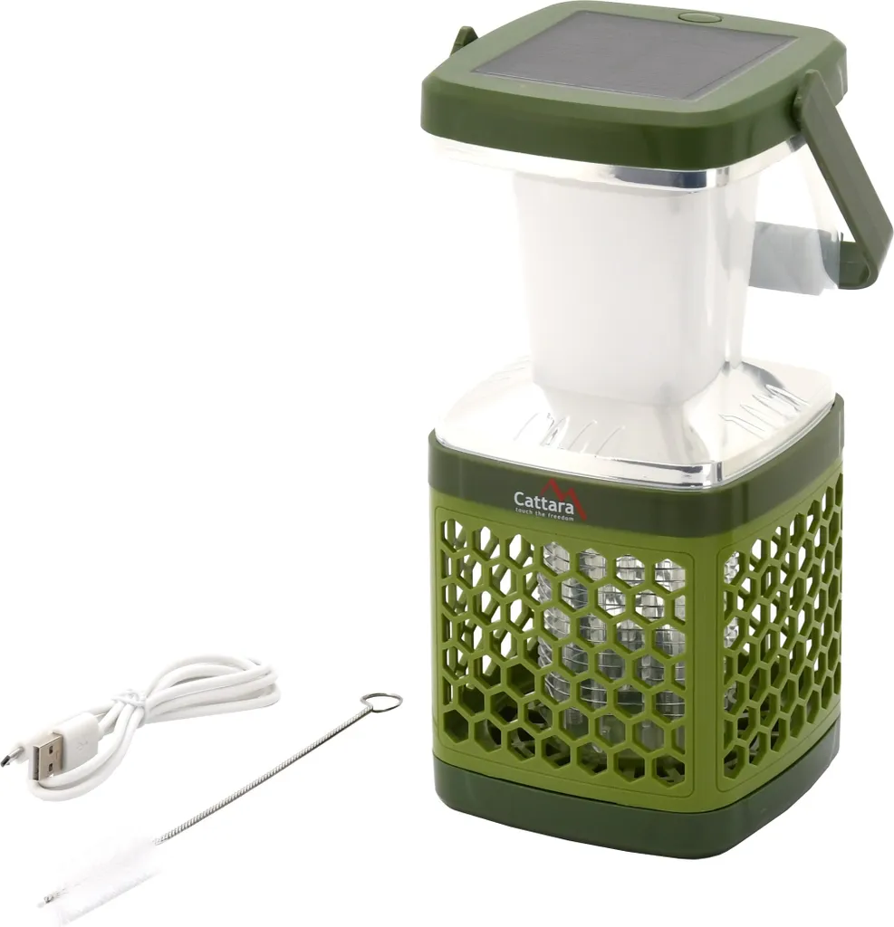 Cattara 13181 Lampe de Camping MIDGE BLOCK Rechargeable et Anti-Moustique