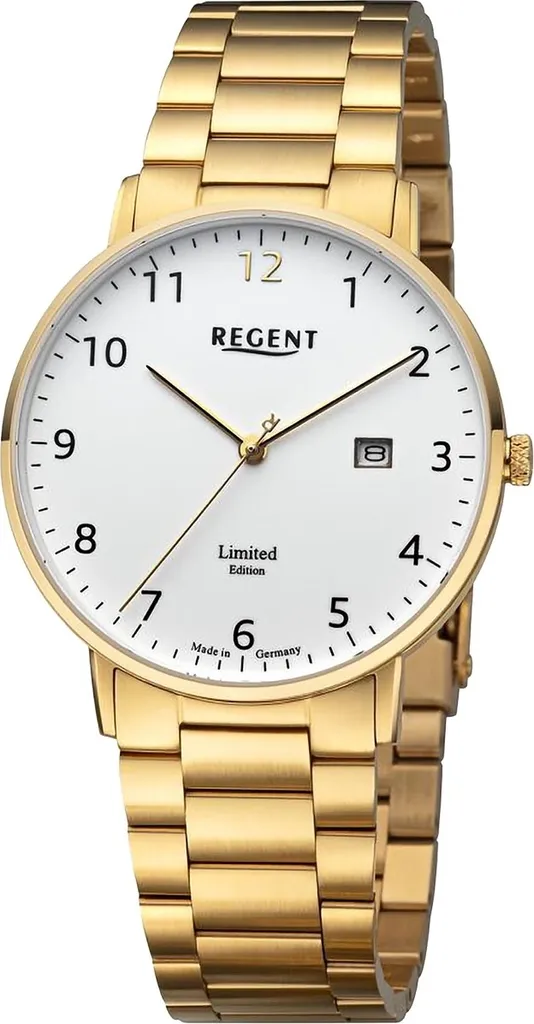 Montre Regent URGM2301 Or : Le Choix de la Lisibilité et du Confort Métal