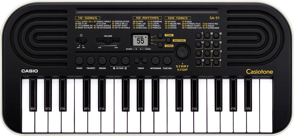 Casio SA-51 Kinder-Keyboard Black