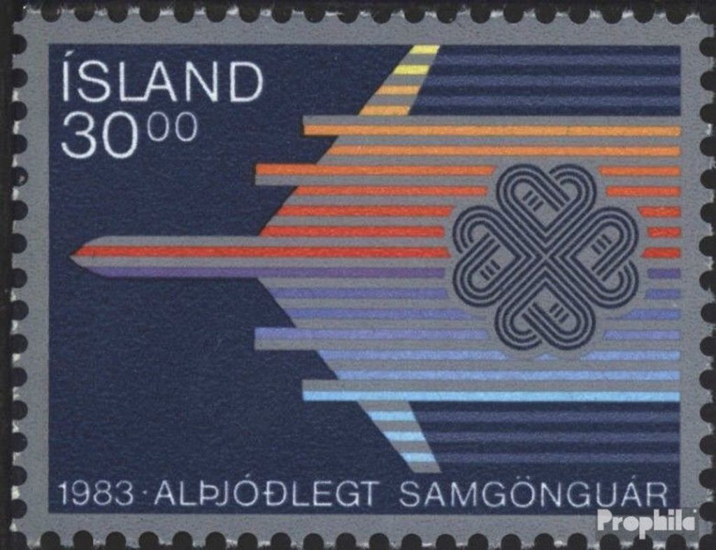 Briefmarken Island 1983 Mi 605 (kompl.Ausg.) postfrisch Kommunikation
