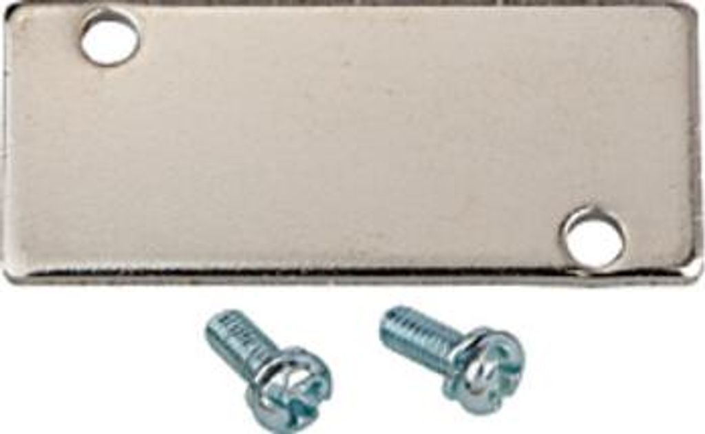 Riegler Abdeckplatte für Grundplatte, für Ventile Anschluss M5, G 1/8