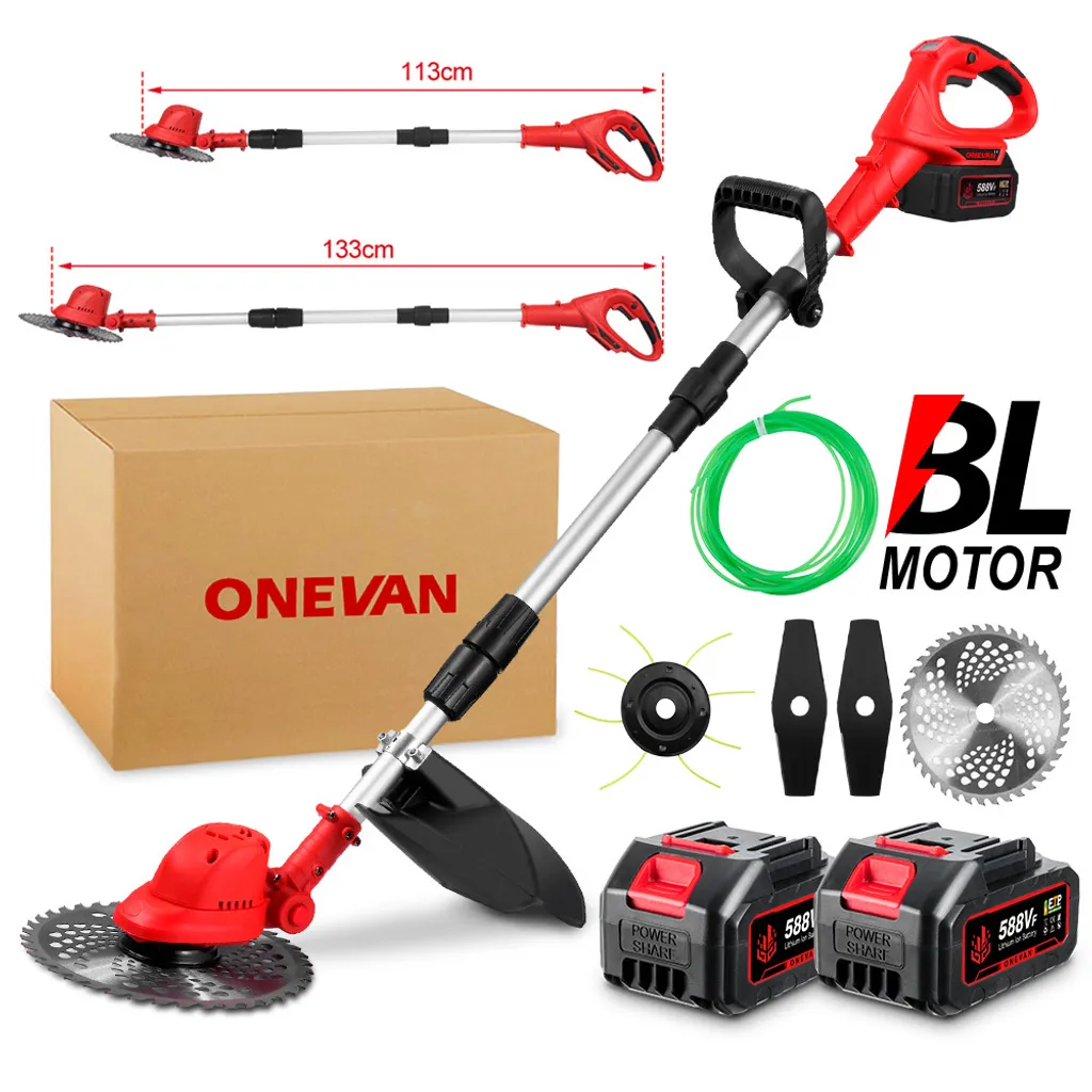 Coupe-bordures moteur brushless puissant poignée ergonomique réglable