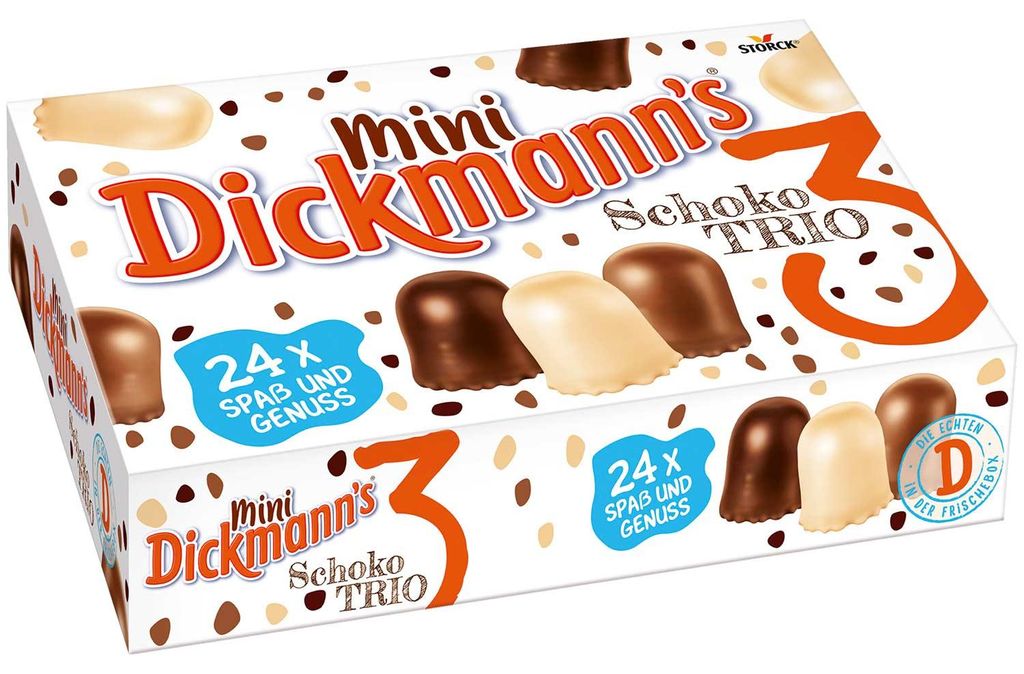 Dickmanns Minis Chocolate Trio 24 piccoli marshmallow Immagine del prodotto 