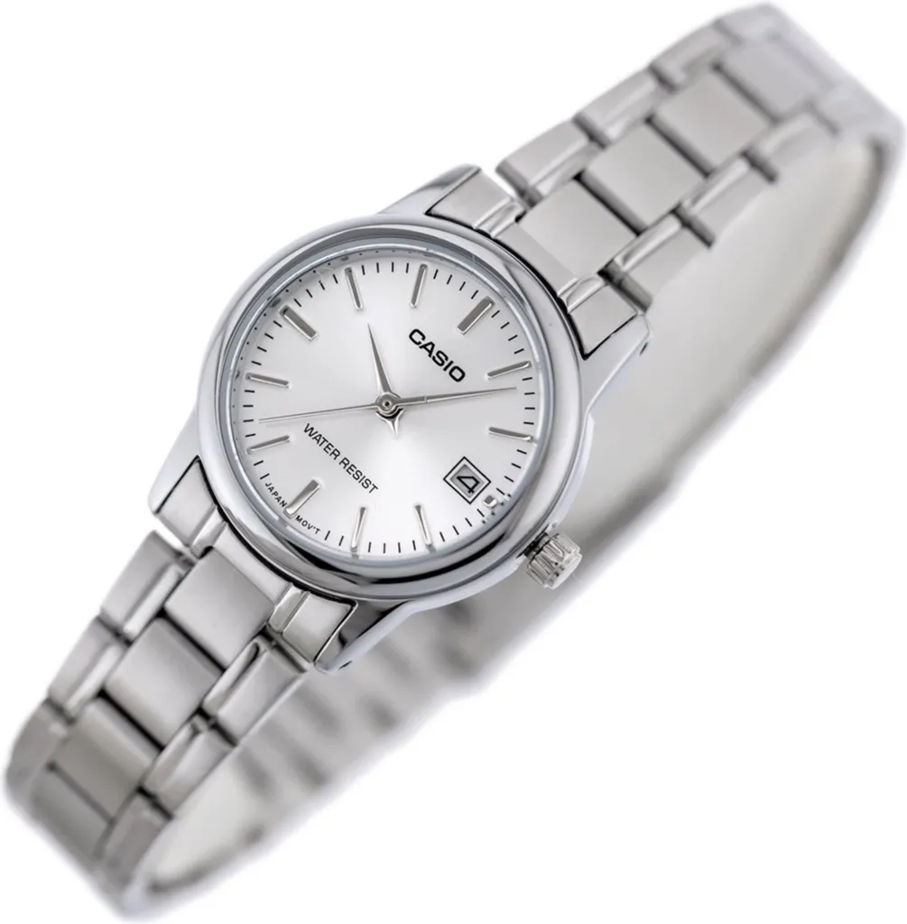 Regala un Classico: Casio Donna LTP-V002D-7AUDF Argento con Data - 2