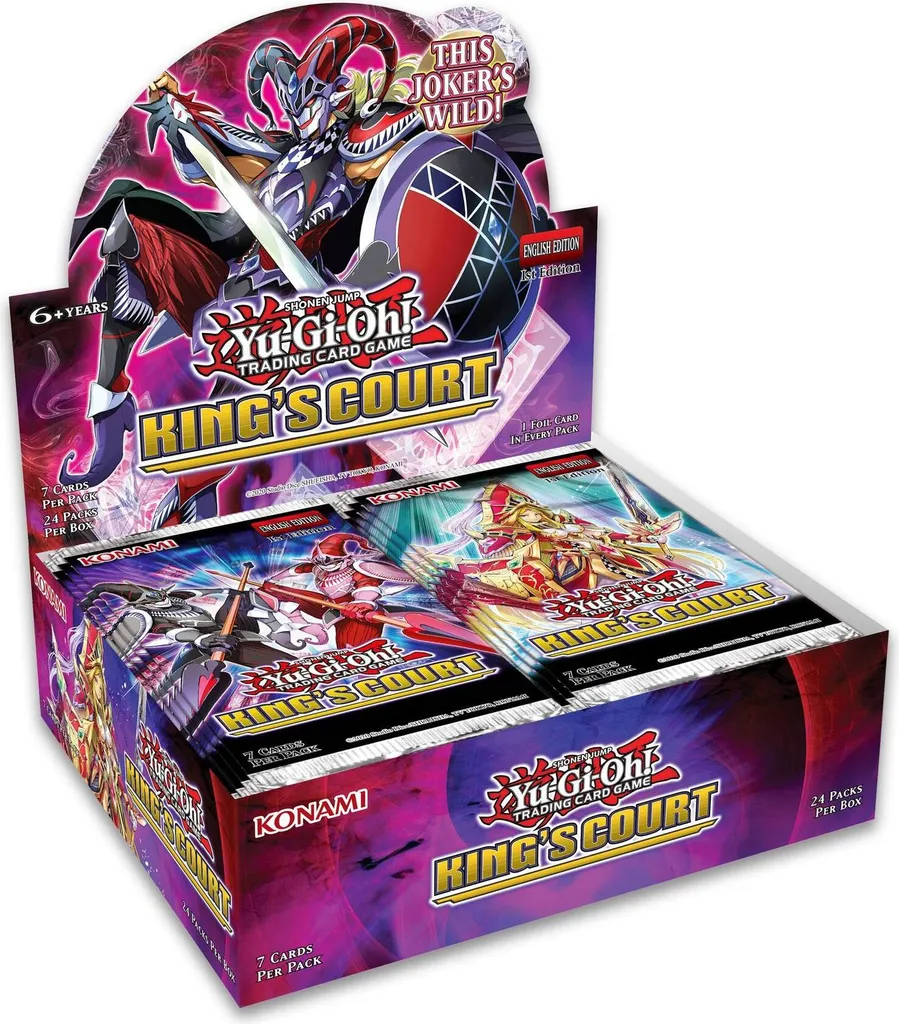 Yu-Gi-Oh! Kings Court Booster Box pour Deck Chevalier et Collection