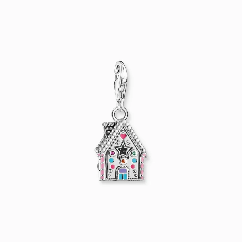 Pendentif pour Bracelet Charm Maisonnette Sucrée Cadeau de Noël