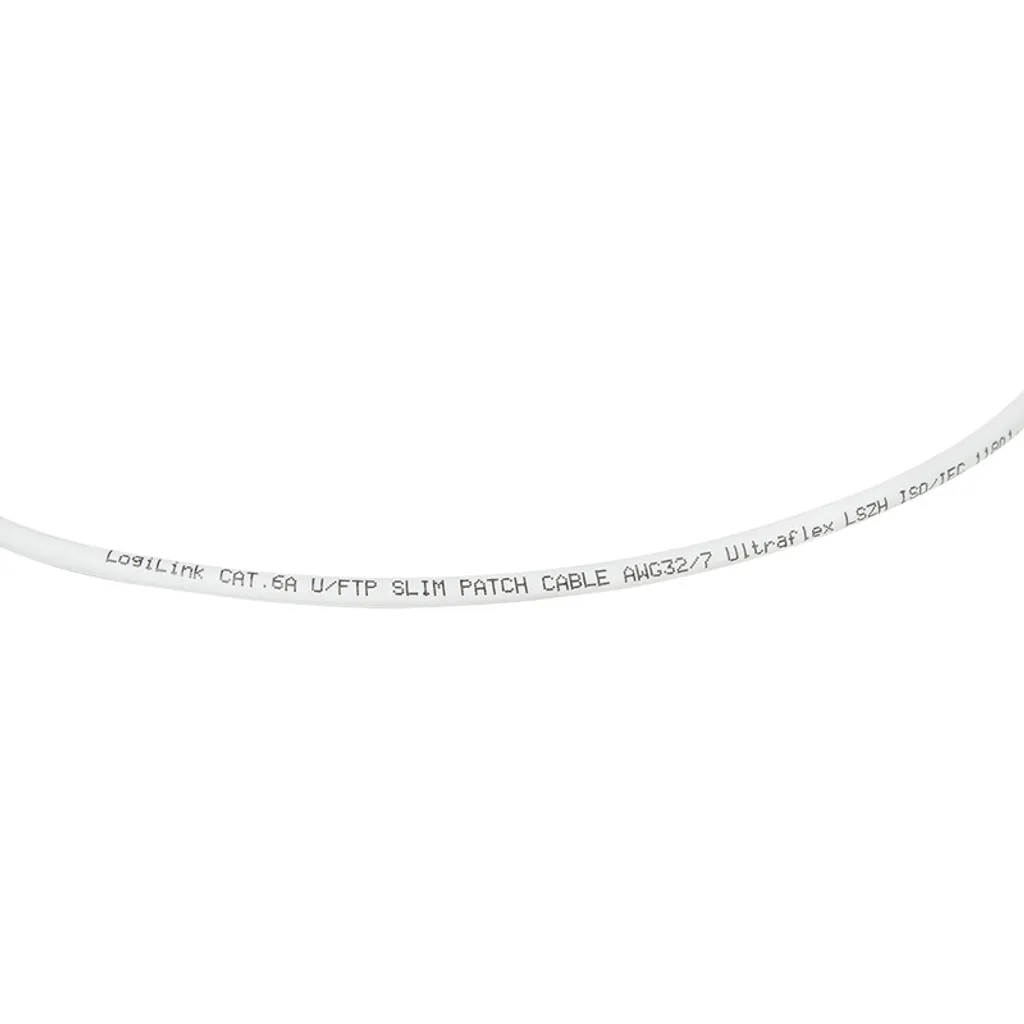 LogiLink Câble Patch Ultraflex Cat. 6A U/FTP 2m Blanc Haute Performance