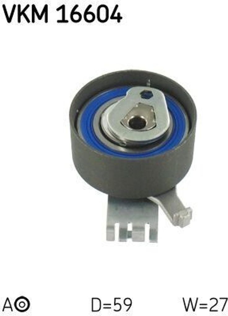 SKF VKM 16604 Spannrolle, Zahnriemen OE 7430638277 kompatibel mit Laguna, Safrane, C70, S40, S60, S70, S80, V40, V70, XC70, XC90