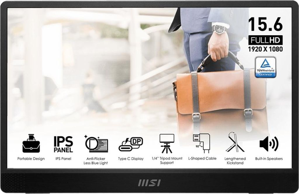 MSI PRO MP161 E2U, 39,6 cm (15.6"), LED, 1920 x 1080 px, Zdjęcie produktu 