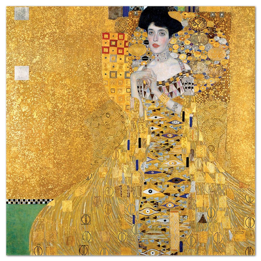 Giallobus - Porträt von Adele Bloch-Bauer I. - Gustav Klimt - 50L x 50B cm - Bild - Acrylglas