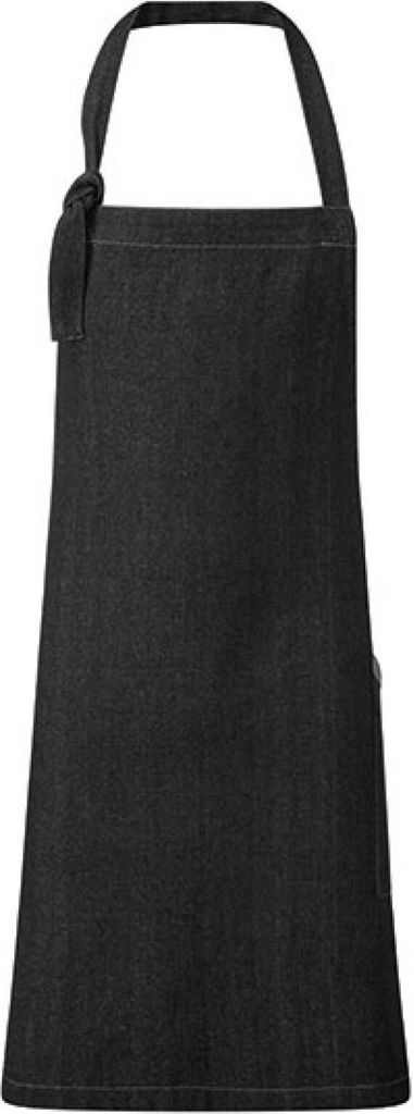 Premier Workwear PR122 | 'Regenerate' Sustainable Bib Apron - Latzschürze - Farbe: Black Denim (ca. Pantone 426C) - Größe: 86 x 72 cm