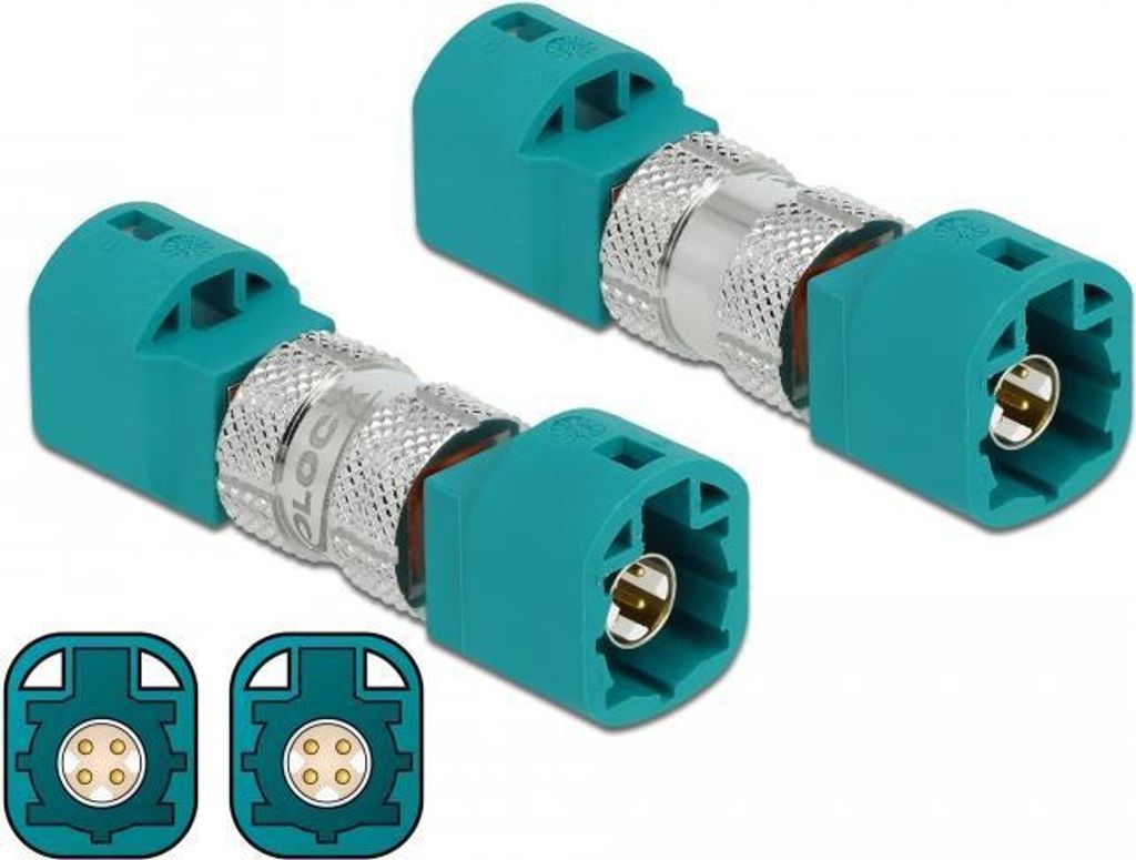 DELOCK Adapter HSD Z Stecker zu HSD Z Stecker