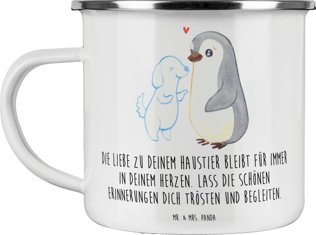 Mr. & Mrs. Panda Teebecher Trauerbewältigung Haustierverlust - Weiß - Geschenk, Trost, Zuversicht, Mutmacher, Liebe zu deinem Haustier, für imme...