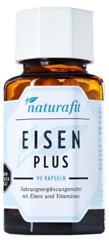 naturafit Eisen Plus Kapseln, 90 St. Kapseln
