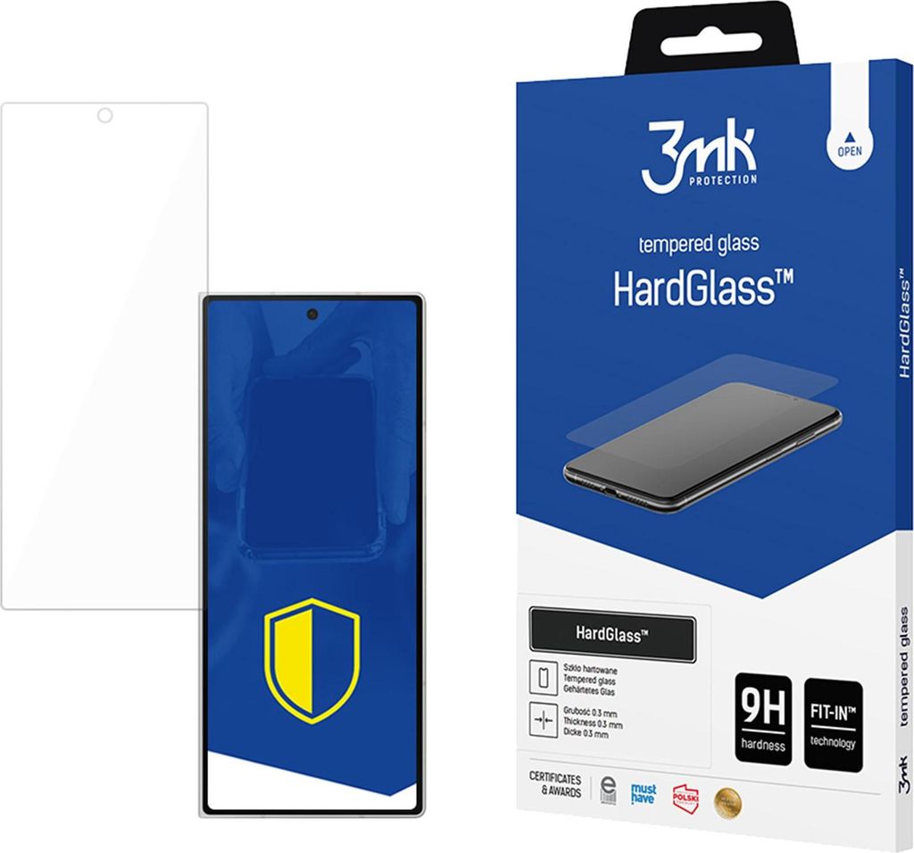3mk HardGlass Schutzglas für Samsung Galaxy Z Fold 7 - 9H Kratzschutz KP38197