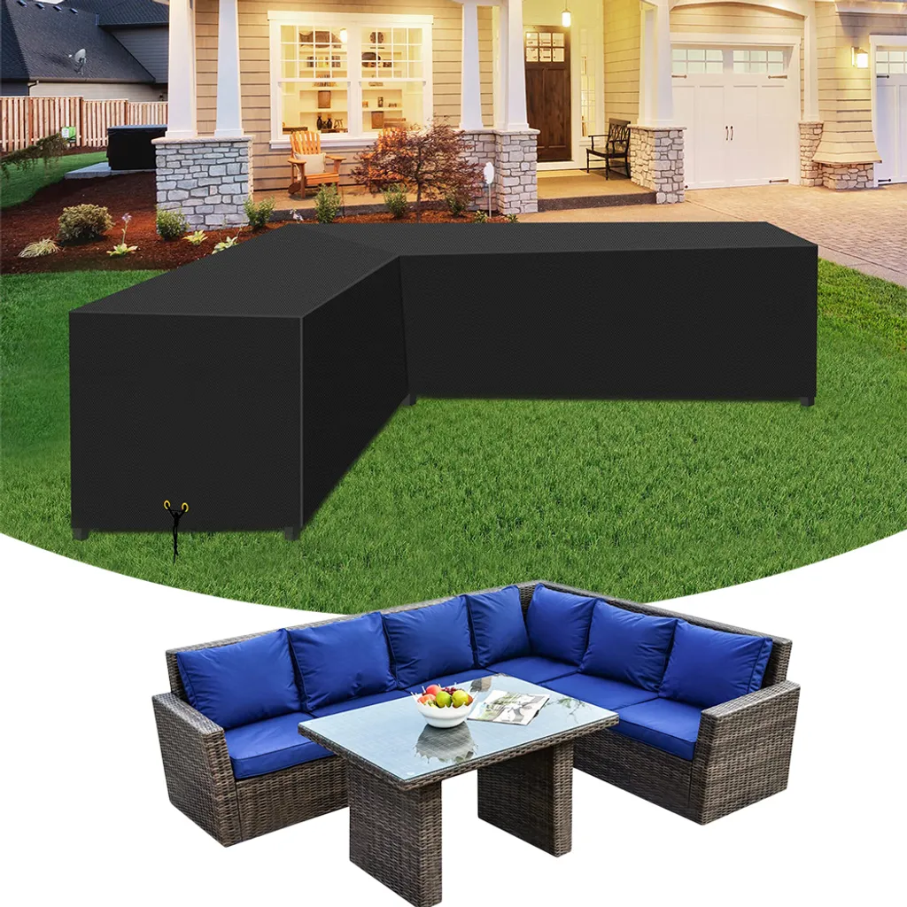 Copertura Protettiva Divano a L 264x210cm | Telo da Giardino 420D