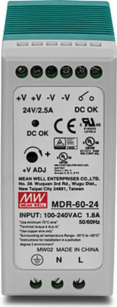 TRENDnet TI-M6024 Alimentatore Industriale DIN Rail 24V 60W | Shop Online