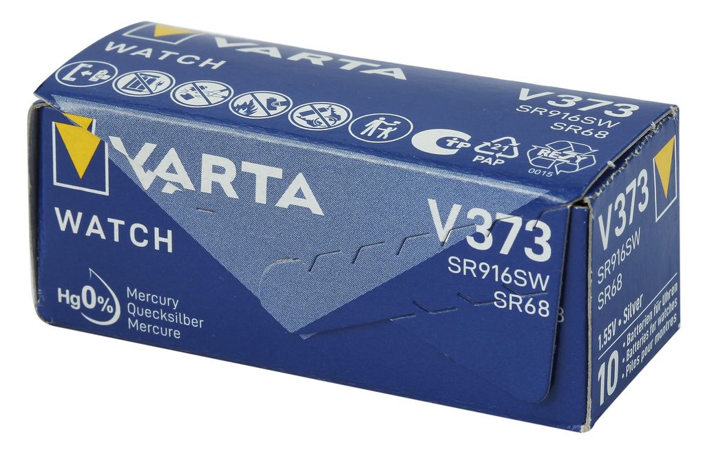 Varta SR916 SW/SR68 SW/V373 1BL, Einwegbatterie, SR68, Produktbild 