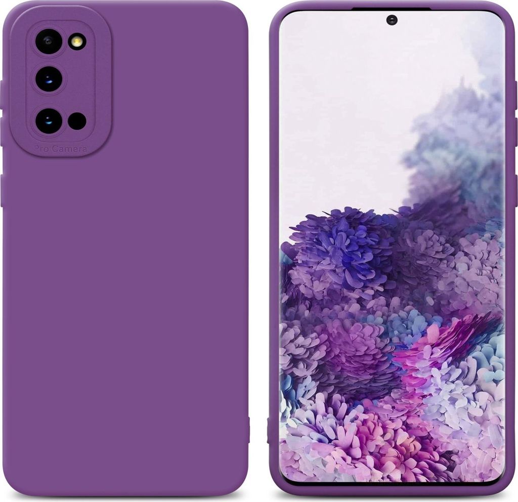 Cadorabo Hülle für Samsung Galaxy S20 Schutz Hülle in Lila TPU Silikon Etui Case Handyhülle