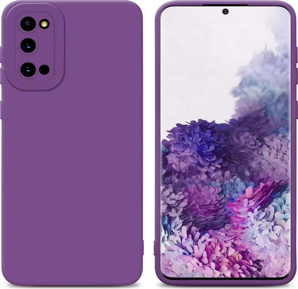 Cover Silicone TPU Samsung Galaxy S20 Viola - Cadorabo Protezione Slim