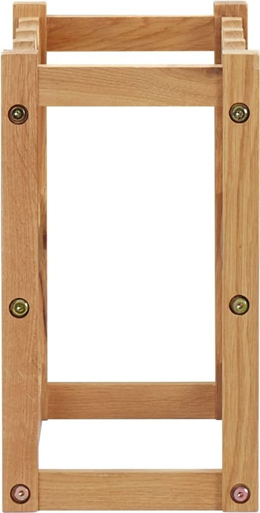 "im Sonderangebot"Weinregal schlichte Design - Flaschenregal, Kellerregal, für 12 Flaschen 47x21x36 cm Eiche Massivholz DEMöbel 2281246