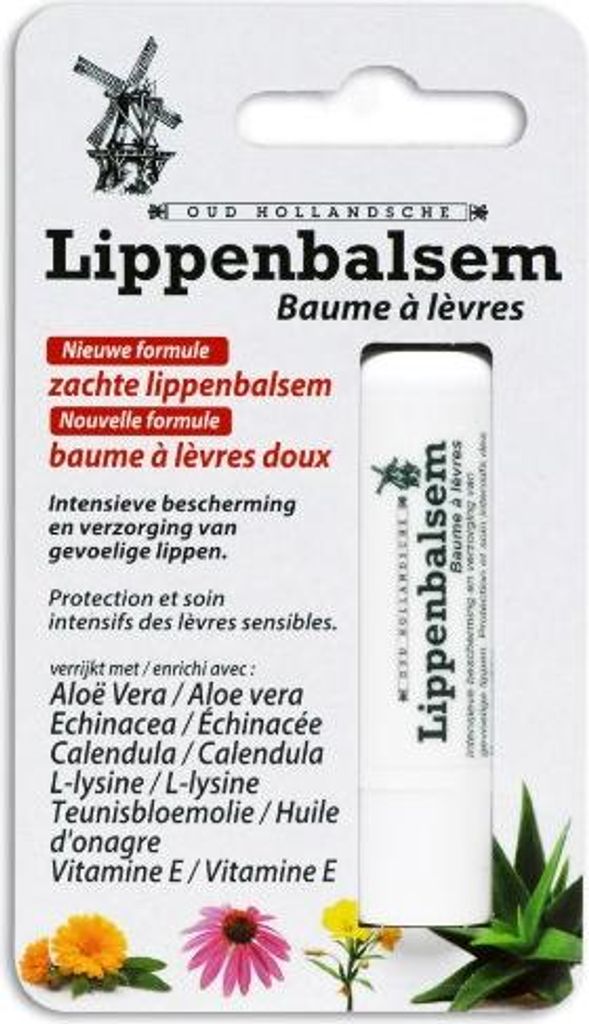 Old Dutch - Oud Hollandsche Lippenbalsam - lipbalm - Heilbalsam– für rissige Lippen