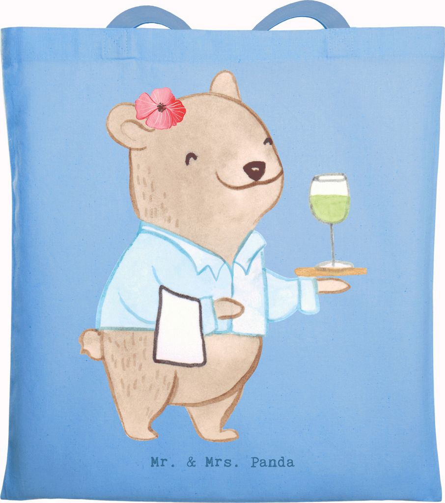 Mr. & Mrs. Panda festivaltasche Restaurantfachfrau Herz - Produktbild 