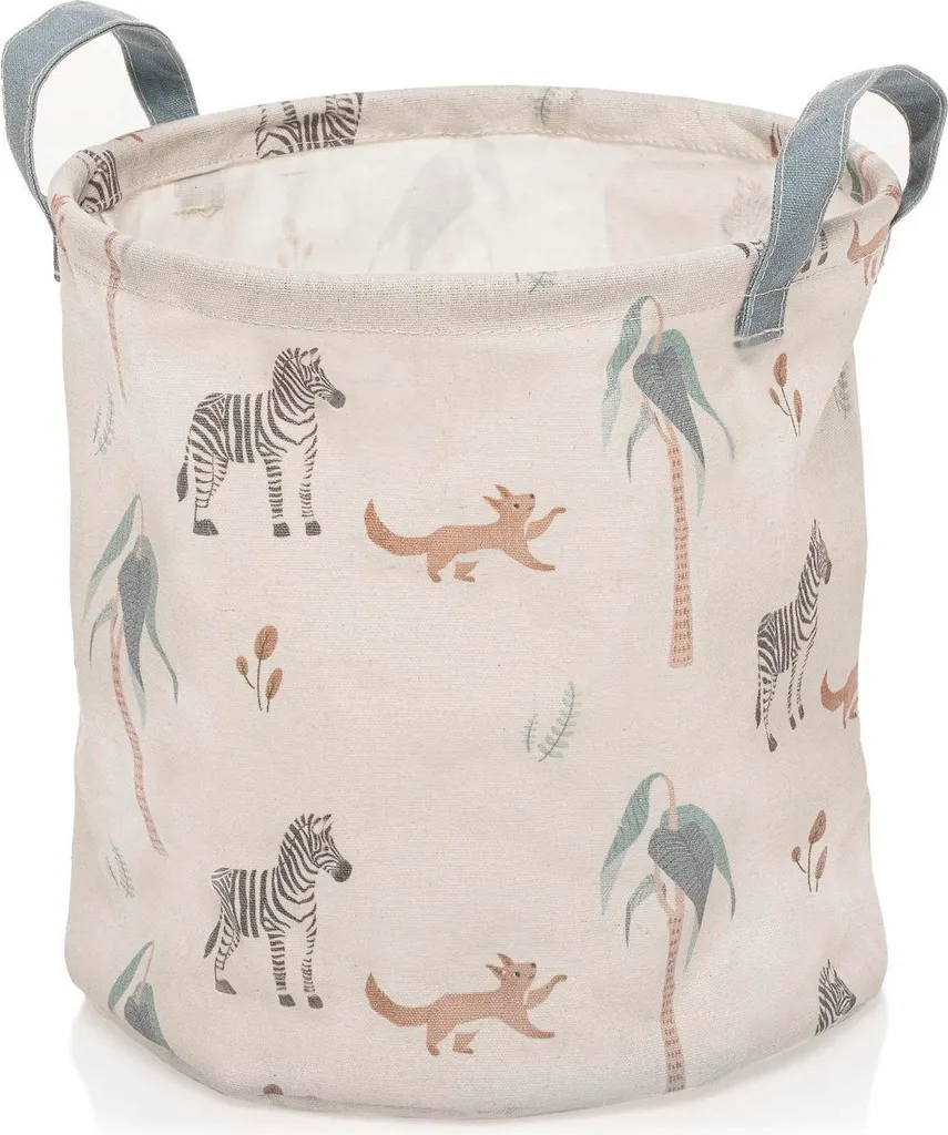 Organiser la chambre d'enfant avec le grand panier à jouets Zopa coton