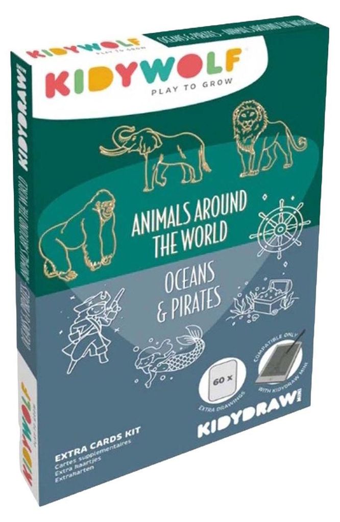 Kidywolf Kidydraw Mini náplň Zvířata světa a oceány & Obrázek produktu 