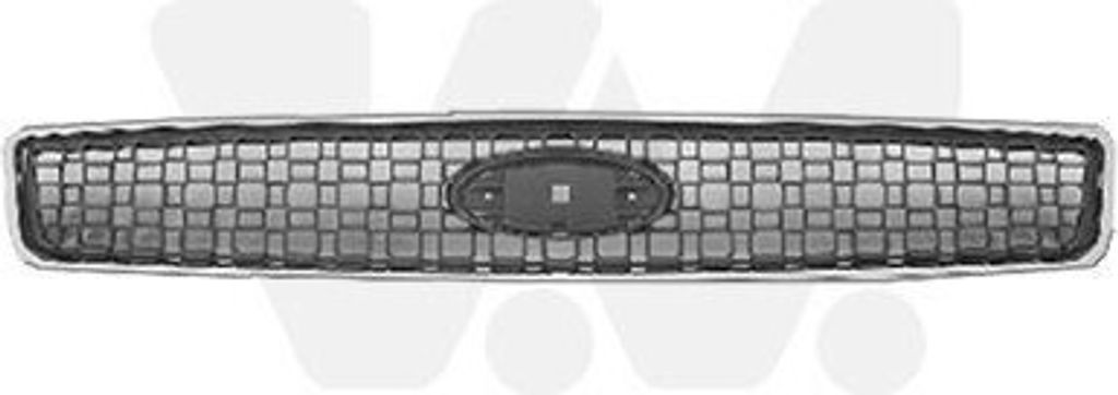VAN WEZEL 1811514 Kühlergrill Frontgrill für FORD FUSION (JU) Chrom