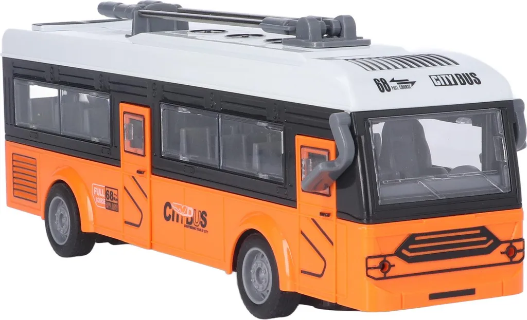 Bus télécommandé 4 CH à portes ouvrantes pour circuit de tourisme enfant
