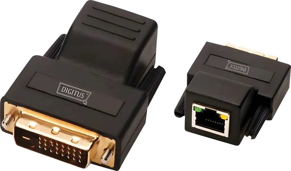 Kit Extension DVI sur RJ45 DIGITUS pour moniteur distant longue distance