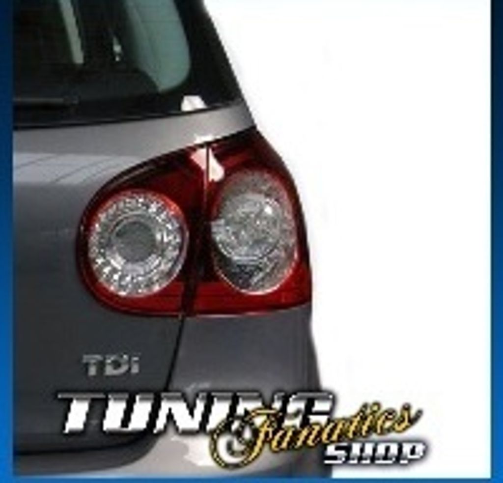 Original VW LED Rückleuchten SET für VW Golf 5 V in Kirschrot Rot / Schwarz
