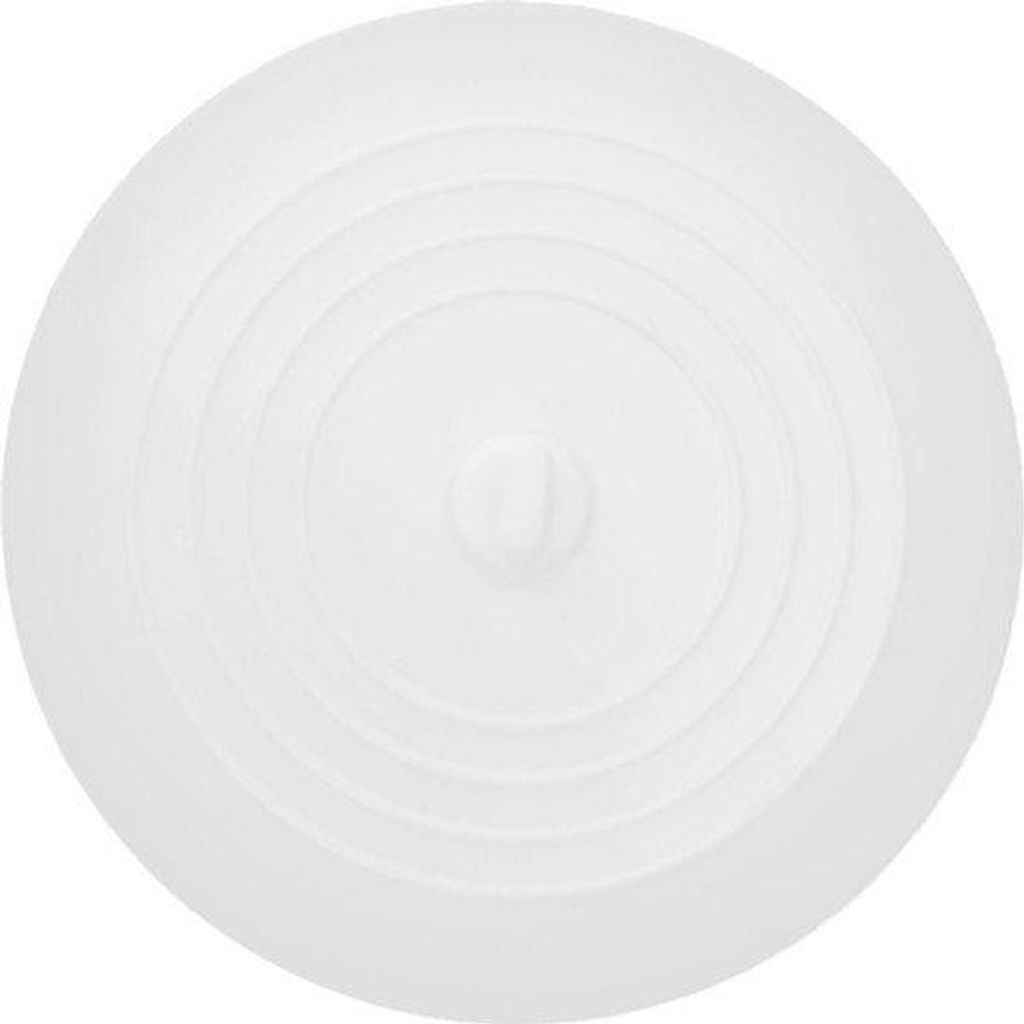 Silikonische Badstop - universelle Abflussstop - Duschaufkleber - Abflussfilter Schutz - Badkamer und Küche - 154 cm - weiß