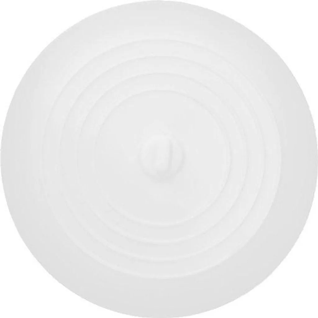 Bouchon de baignoire en silicone blanc 15 cm - filtre évier universel