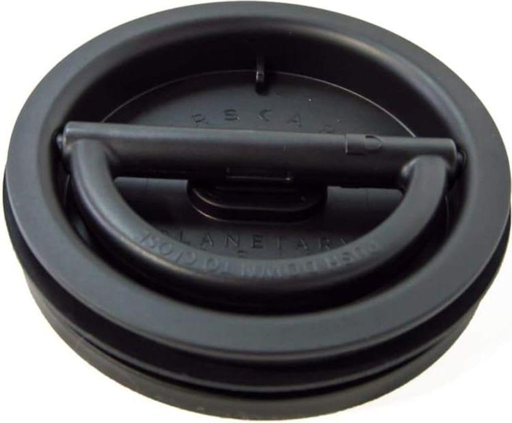 Edelstahl-Kaffeebehälter - luftdichte Lebensmittelaufbewahrung - matt schwarz - Lebensmittel-Frische