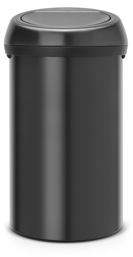 Brabantia Touch Bin, 60 l, Rund, Schwarz, Manuell, 40 cm, Produktbild 