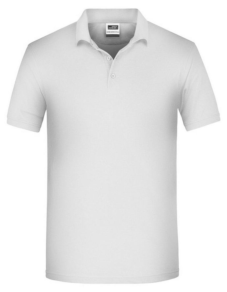 James and Nicholson - "Bio Workwear" Poloshirt für Herren LT5835 (4XL) (Weiß)