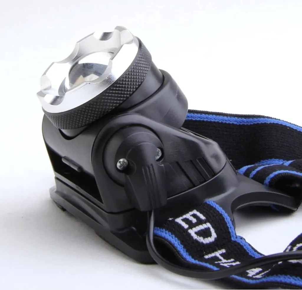 Lampe frontale pour course nocturne et vélo LED CREE 2000lm éclairage - 2