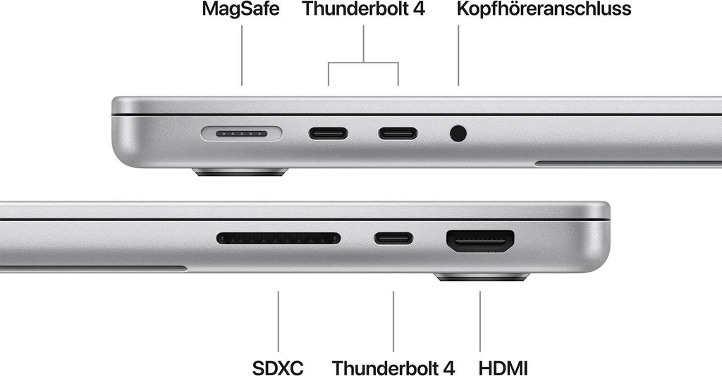 MacBook Pro, Space Schwarz, 14 Zoll, M4, 10-Core-CPU, Produktbild 11