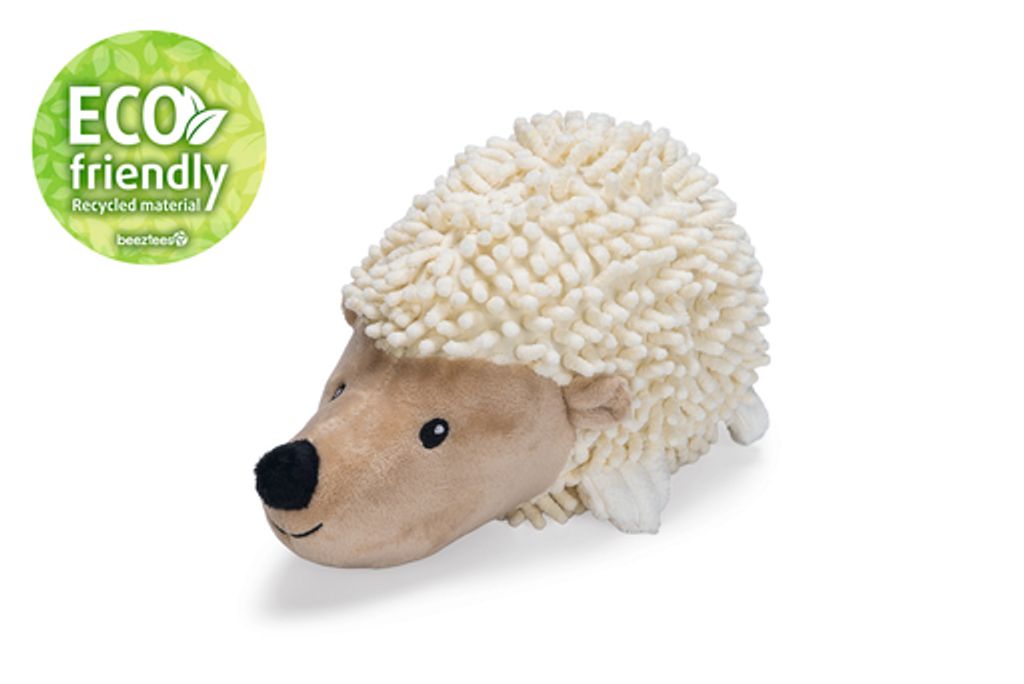 Beeztees Eco Igel Ittie - Hundespielzeug - Fleece - 100% Recycled -