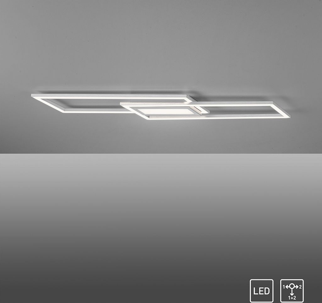 Selltec LED Deckenleuchte MINCIO Serienschalter, getrennt schaltbar, warmweiß Licht Wohnzimmer, Schlafzimmer, Esszimmer, Flur, Küche, Büro