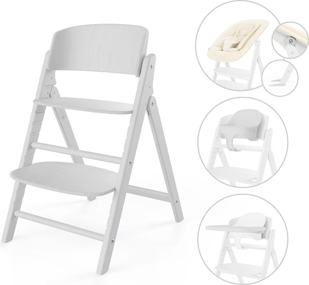 Cybex Hochstuhl Click&Fold 4in1 All White